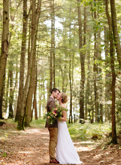 Alyssa & Matt, enchanted woods and rolling peach orchards