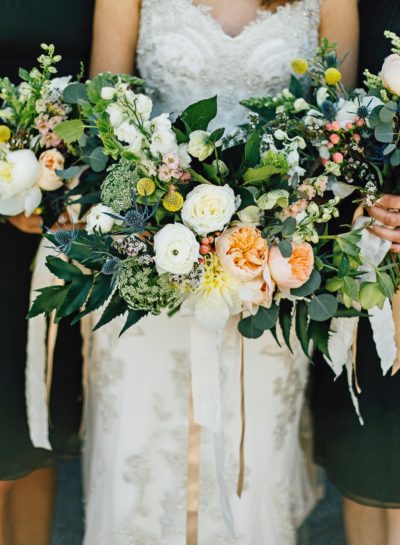 Karlee & Jason, nature inspired bouquets